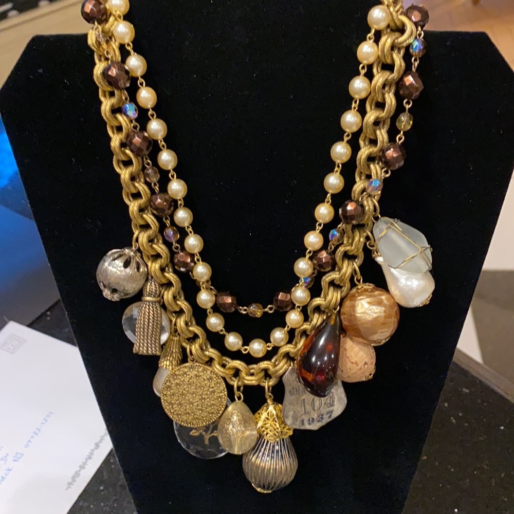 Necklace  John wind “Vintage” multi layer charm necklace - Picture 3 of 5